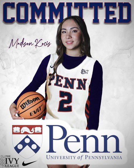NEWS: Sharpshooter Madison Kocis has committed to UPenn.