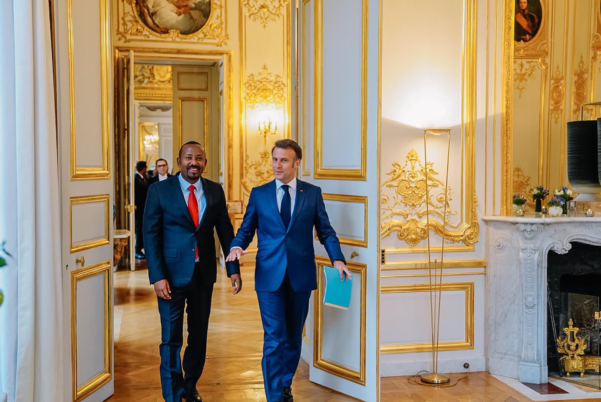 Abiy Ahmed Ali 🇪🇹 (@abiyahmedali) on Twitter photo It’s always a pleasure to engage in positive discussions with President <a href="/EmmanuelMacron/">Emmanuel Macron</a> on a wide range of issues that strengthen our cooperation and partnership. I appreciate the warm hospitality extended and the fruitful conversations, following up on our last meeting in Addis It’s always a pleasure to engage in positive discussions with President <a href="/EmmanuelMacron/">Emmanuel Macron</a> on a wide range of issues that strengthen our cooperation and partnership. I appreciate the warm hospitality extended and the fruitful conversations, following up on our last meeting in Addis