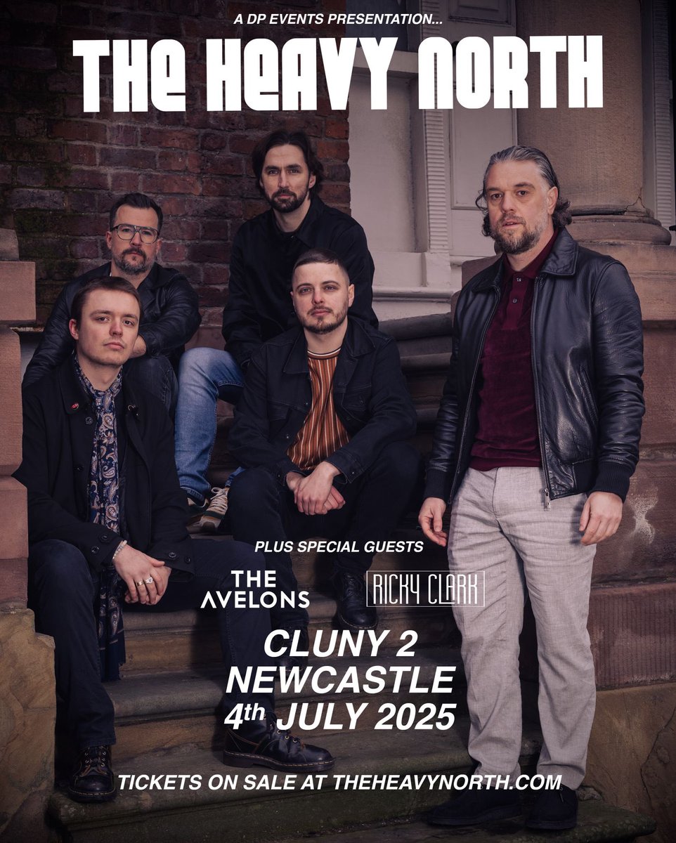 So <a href="/theheavynorth/">The Heavy North</a> are heading to Newcastle on the 4th!!

Support from <a href="/TheAvelons/">The Avelons</a> and the main man <a href="/rickyclarkmusic/">Ricky Clark</a> too

Who’s going?