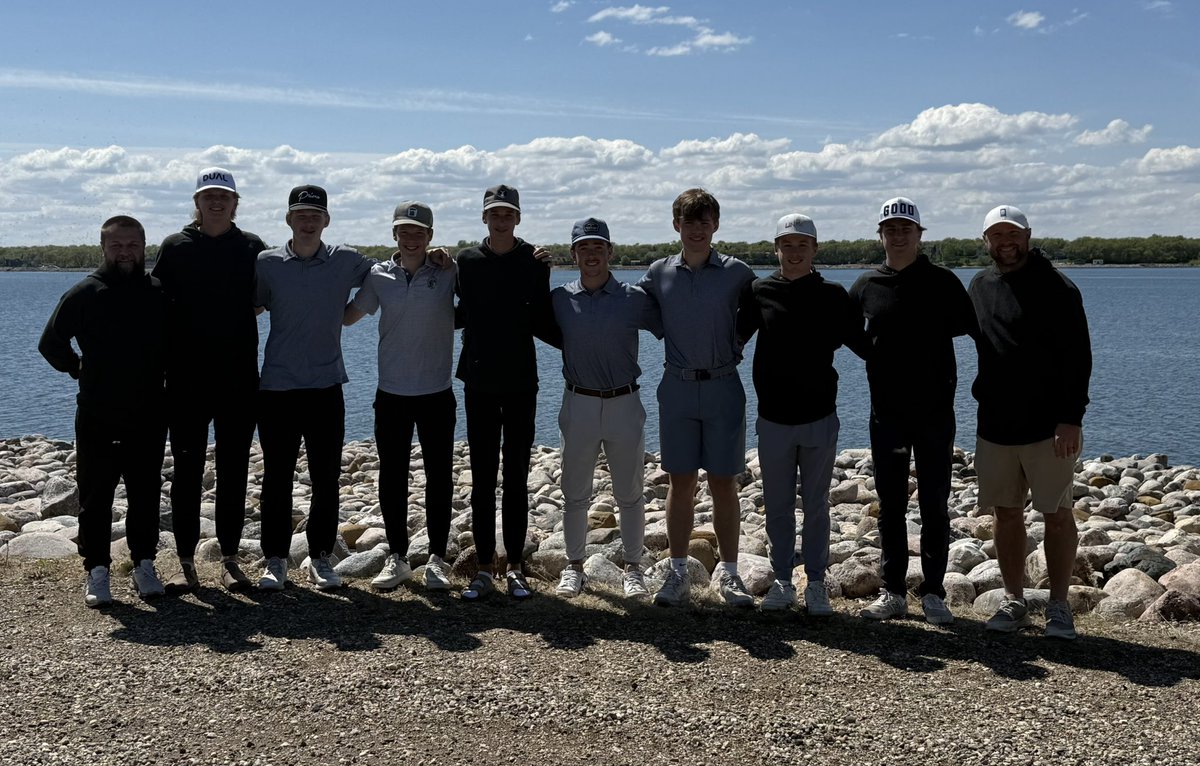 What a day for the Spartans! Team got the win. Liam was Co-Medalist. 7 players qualified for the State Tournament. #LetsGo