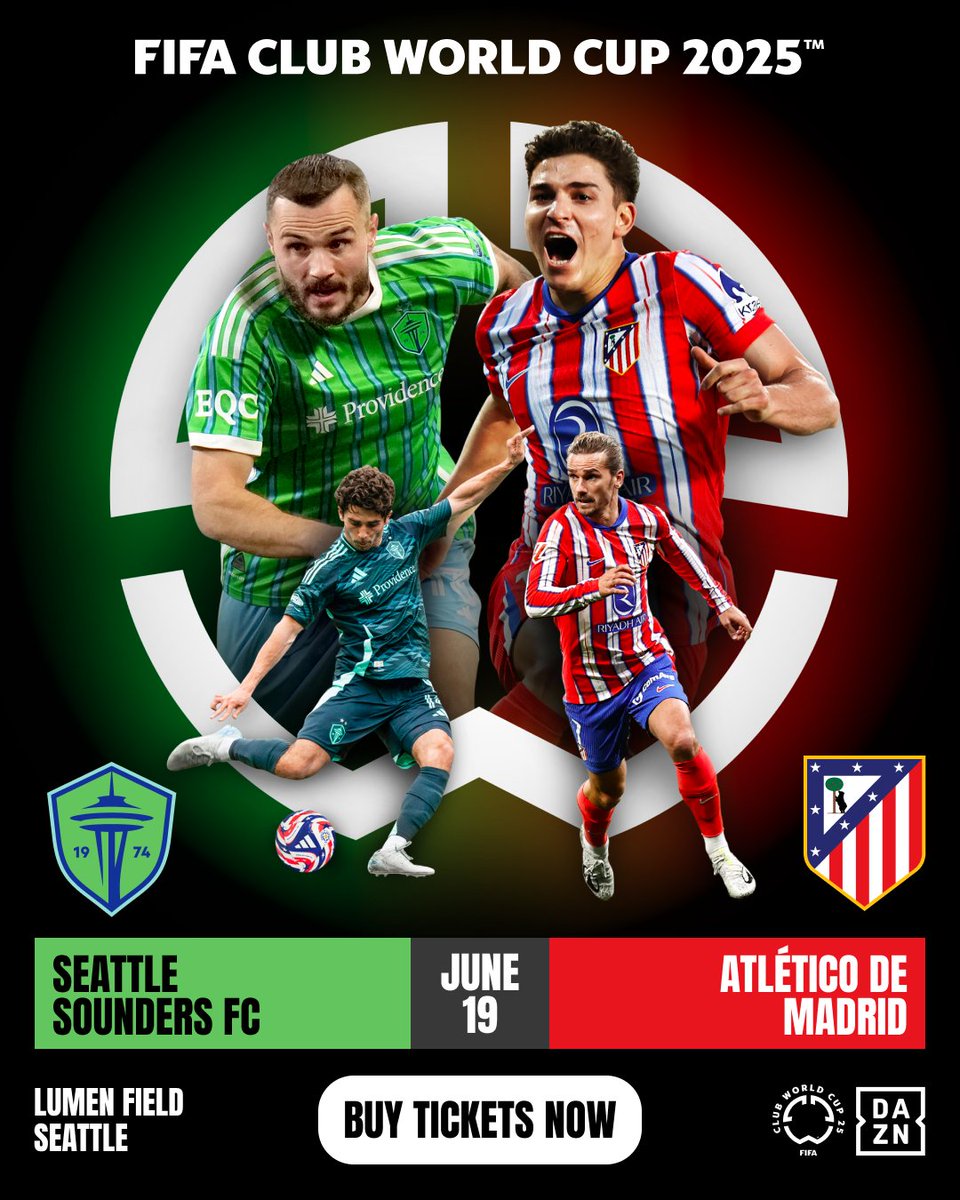 Lumen Field (@lumenfield) on Twitter photo One Month Away from this epic <a href="/FIFACWC/">FIFA Club World Cup</a> matchup you won't want to miss.
Get your tickets now.
🎟️ lmnfld.com/byizh4d5 One Month Away from this epic <a href="/FIFACWC/">FIFA Club World Cup</a> matchup you won't want to miss.
Get your tickets now.
🎟️ lmnfld.com/byizh4d5