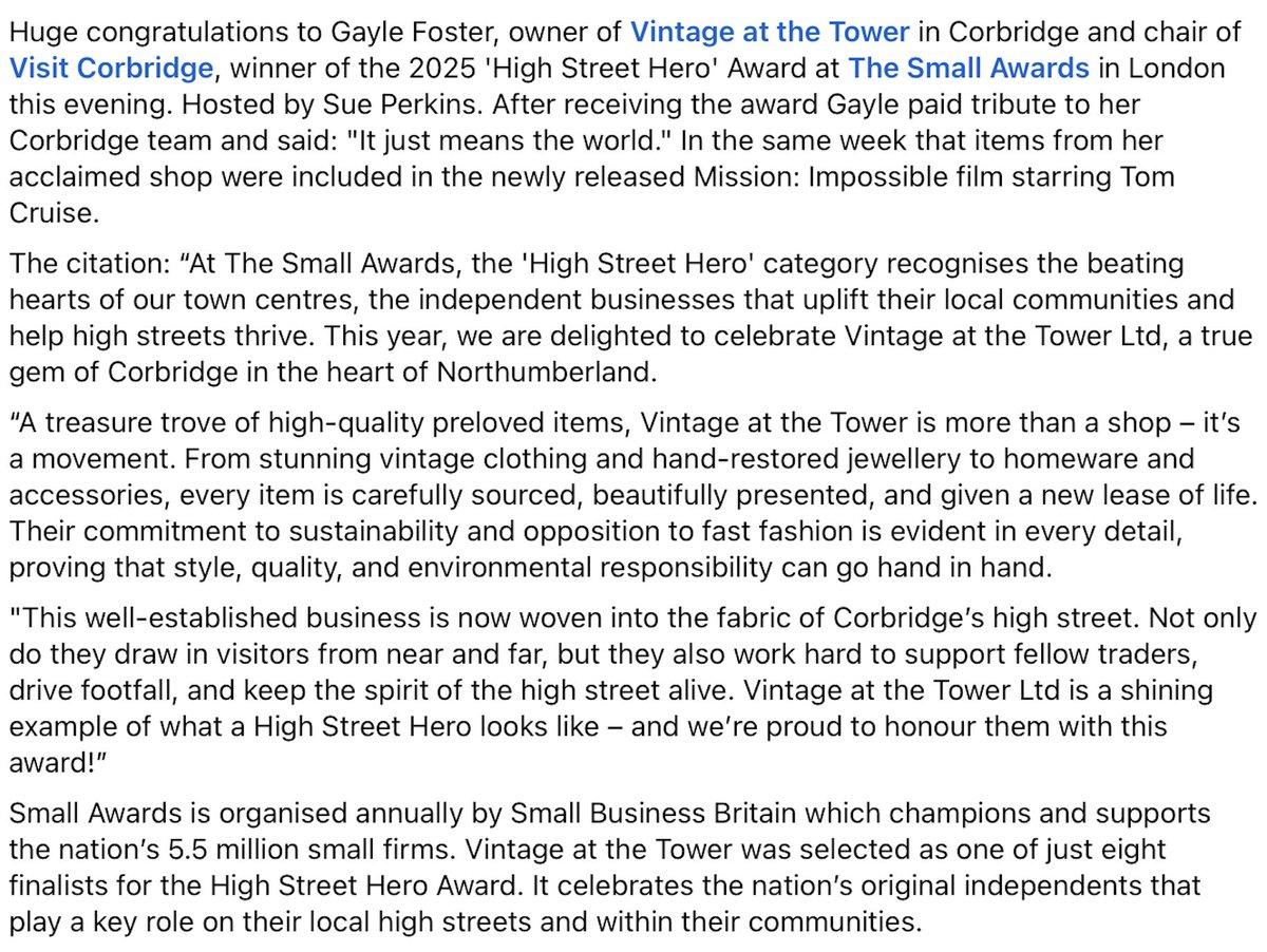 Visit Corbridge tweet media