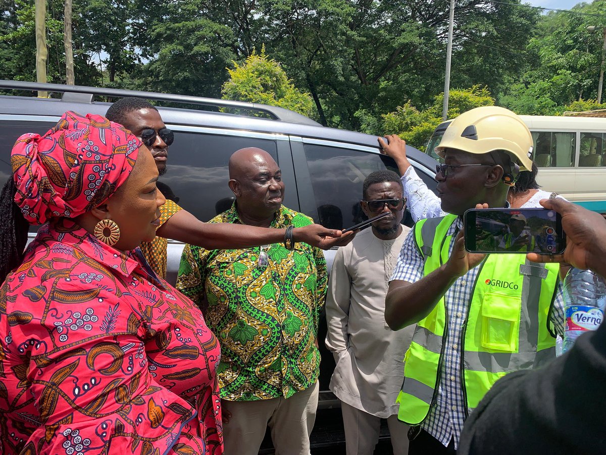 Today,I honored an invitation by AGA to the commissioning of the Dokyiwa soap factory. From there, We proceeded to the Obuasi substation in the AGA mine to discuss with the GRIDCo engineers on site about yesterday’s explosion which has rendered the whole township powerless...