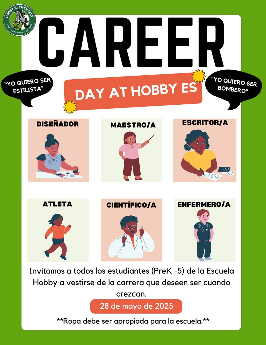 W.P. Hobby Elementary School (@hobby_mustangs) on Twitter photo 