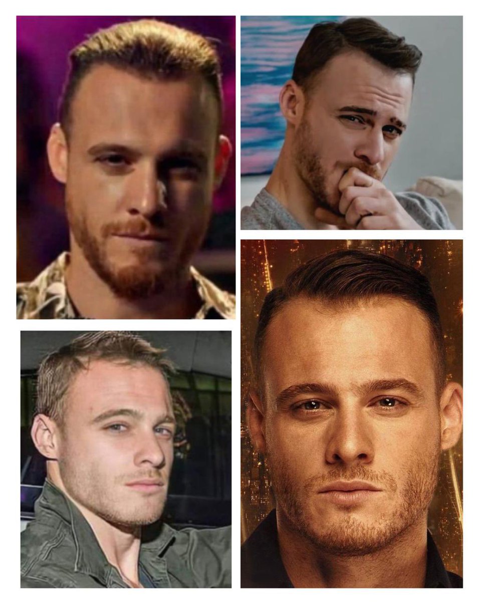 thebursinbrasil's tweet photo. “Quatro versões, um só homem: talento, charme, intensidade e aquele olhar que hipnotiza. Kerem Bürsin em cada fase, provando que beleza e talento são atemporais.”
#KeremBürsin #KeremFans #KeremStyle #TurkishActor https://t.co/wUPqpRbbn8