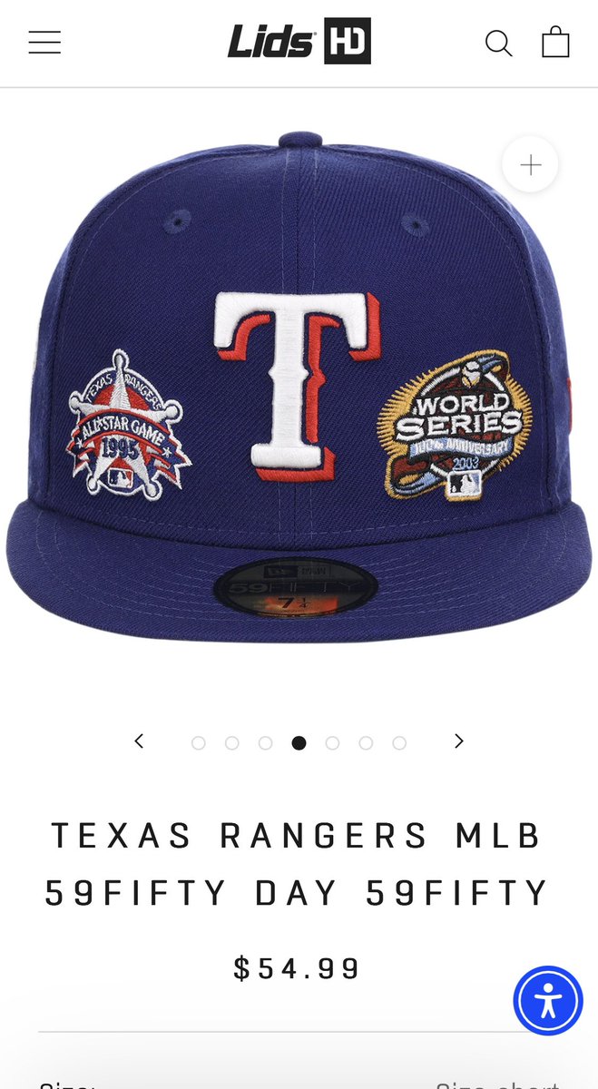 Hey @rangers__nation help me out here. Why is the 2003 World Series patch (Yankees v Marlins) on this rangers hat? <a href="/lids/">Lids</a>