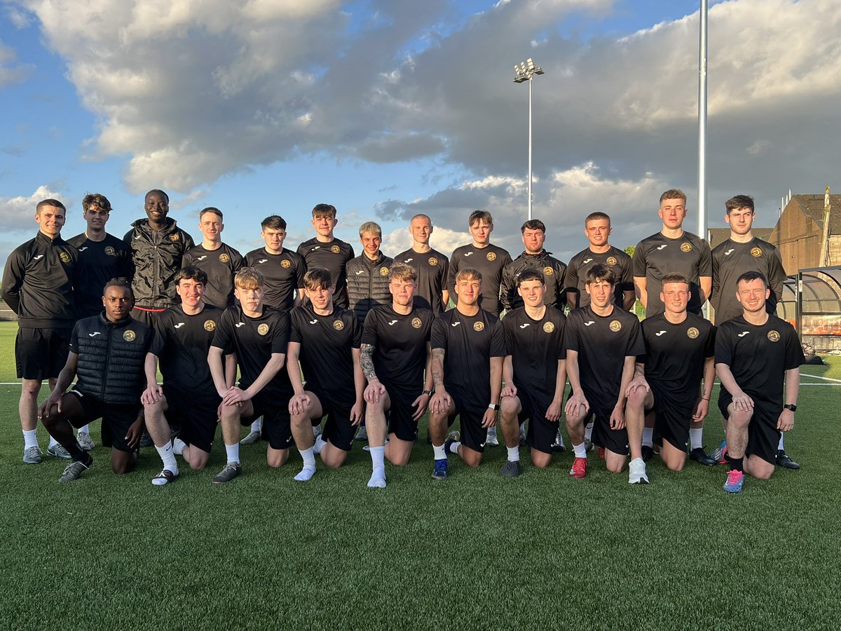 Words can’t describe this group of boys. 

Conference B League Champions
Played 17
Won 16
Drew 1
Lost 0

Now a fantastic season comes to an end this Sunday in the Robbie Meiklem Cup Final at Somerset Park 6pm kick off.

Incredible, when you think we didn’t exist year ago!