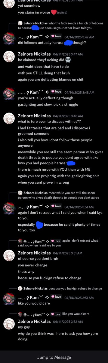 ZelnoreNickolas's tweet photo. //TW NSFW

@franpilled so when are you gonna adress that you had sent me death threats and fucked me mentally this whole time while also tellign half truths about me so everyone thinks im a predator and not listen to the shit youve done to me? https://t.co/riENGwmAz8