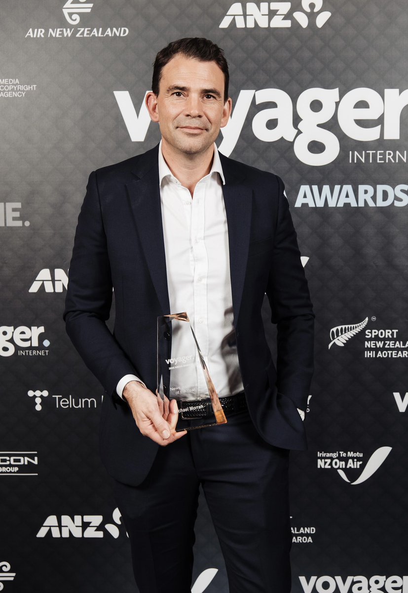 MichaelMorrah's tweet image. Honoured to win News Journalist of the Year at the 2025 Voyager awards. Very grateful to those who trusted me with their stories - some of whom risked their jobs to ensure the truth was known. Thanks also to the @nzherald crew for their support - especially the visuals team!