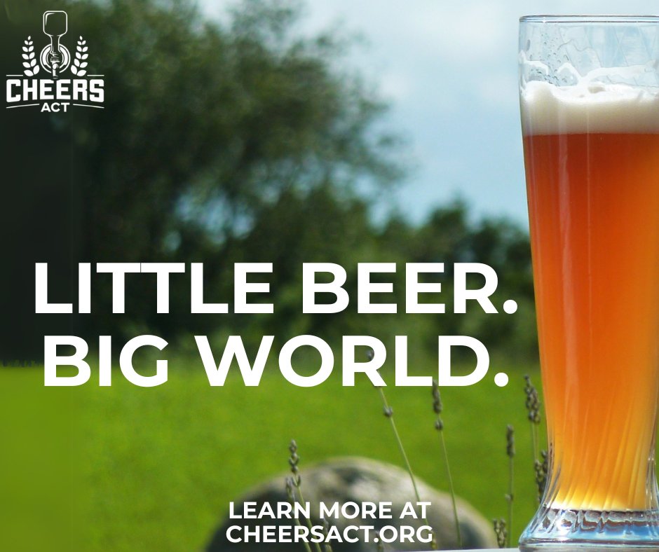 It’s a big planet out there. The CHEERS Act makes it a little bit greener.

This bill helps bars &amp; restaurants reduce waste, reduce emissions &amp; serve fresher beer with energy-efficient draft systems.

Help get it passed: CHEERSAct.org

#CHEERSAct