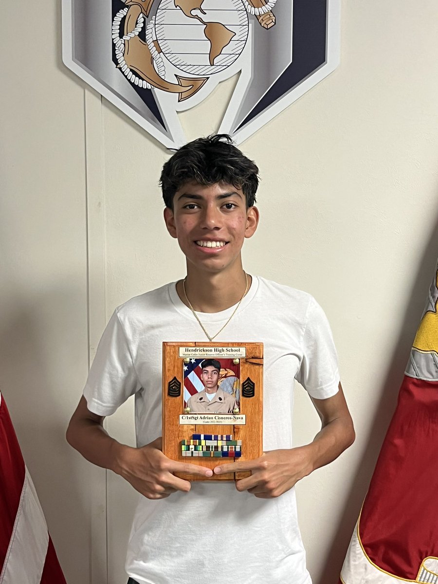 HHSMCJROTC's tweet photo. Shining a light on Adrian Cisneros Nava — JROTC 1stSgt and dedicated soccer player! He’s headed to ACC to pursue a degree in Business. Leadership on and off the field! ⚽📈#SeniorSpotlight #ACCbound #FutureBusinessLeader https://t.co/CQFEpsKfkY