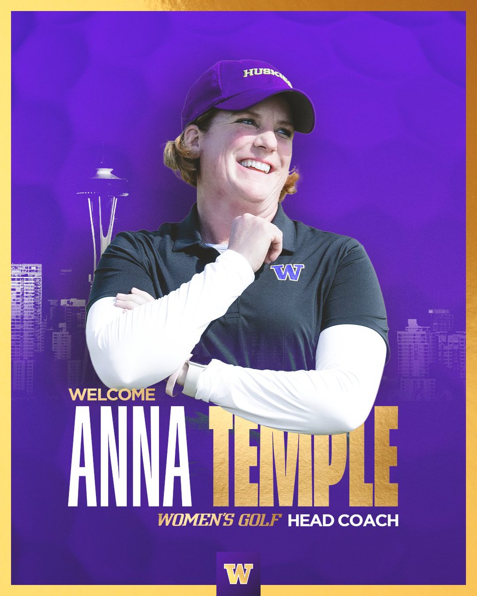 UW_WGolf's tweet image. A familiar face stays on the course 👀
Anna Temple has been promoted to Head Coach of the UW women’s golf program ahead of the 2025-26 season 👏
Release: gohski.es/3Sf3mzV