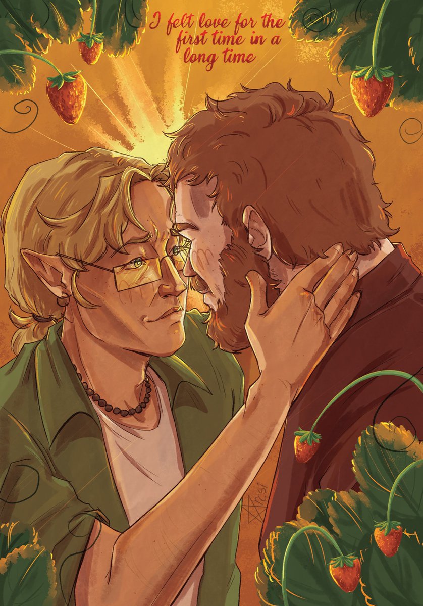 arcsi0's tweet photo. since i know this didn’t make it into the pride zine yall can have it now :’)
#dndads #dndadsfanart #dungeonsanddaddies https://t.co/bi421J1yNT