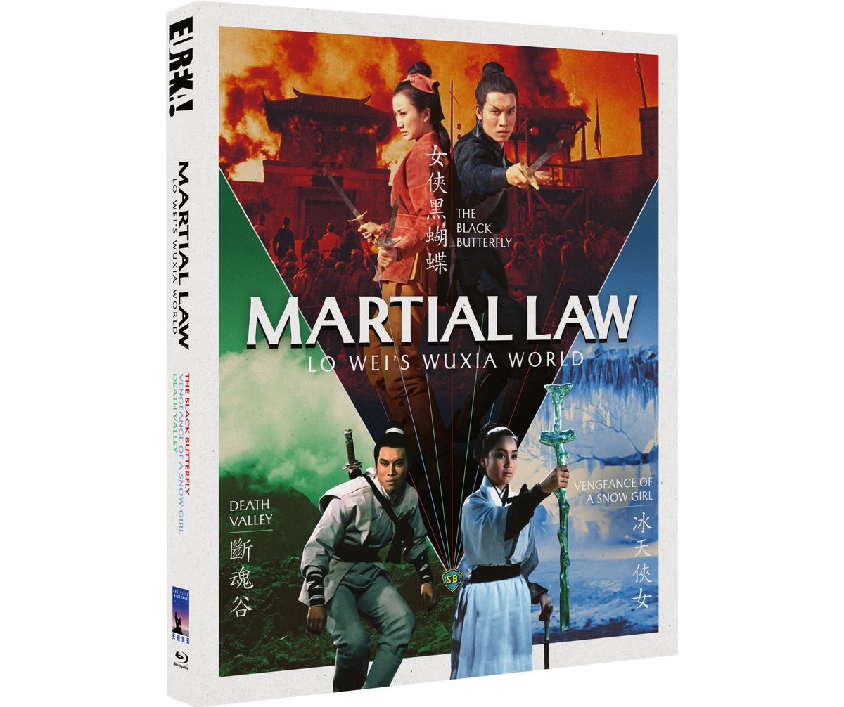 Disc-Connected (@disc_connected) on Twitter photo ***ANNOUNCEMENT***
Coming on August 18th in the UK and August 19th in North America on Blu-ray from <a href="/Eurekavideo/">Eureka Entertainment</a>: #MartialLaw: #LowWei's #Wuxia World (1968/1971)!
Three films include : The Black Butterfly, Death Valley and Vengeance of a Snow Girl
Lo Wei found fame in the ***ANNOUNCEMENT***
Coming on August 18th in the UK and August 19th in North America on Blu-ray from <a href="/Eurekavideo/">Eureka Entertainment</a>: #MartialLaw: #LowWei's #Wuxia World (1968/1971)!
Three films include : The Black Butterfly, Death Valley and Vengeance of a Snow Girl
Lo Wei found fame in the