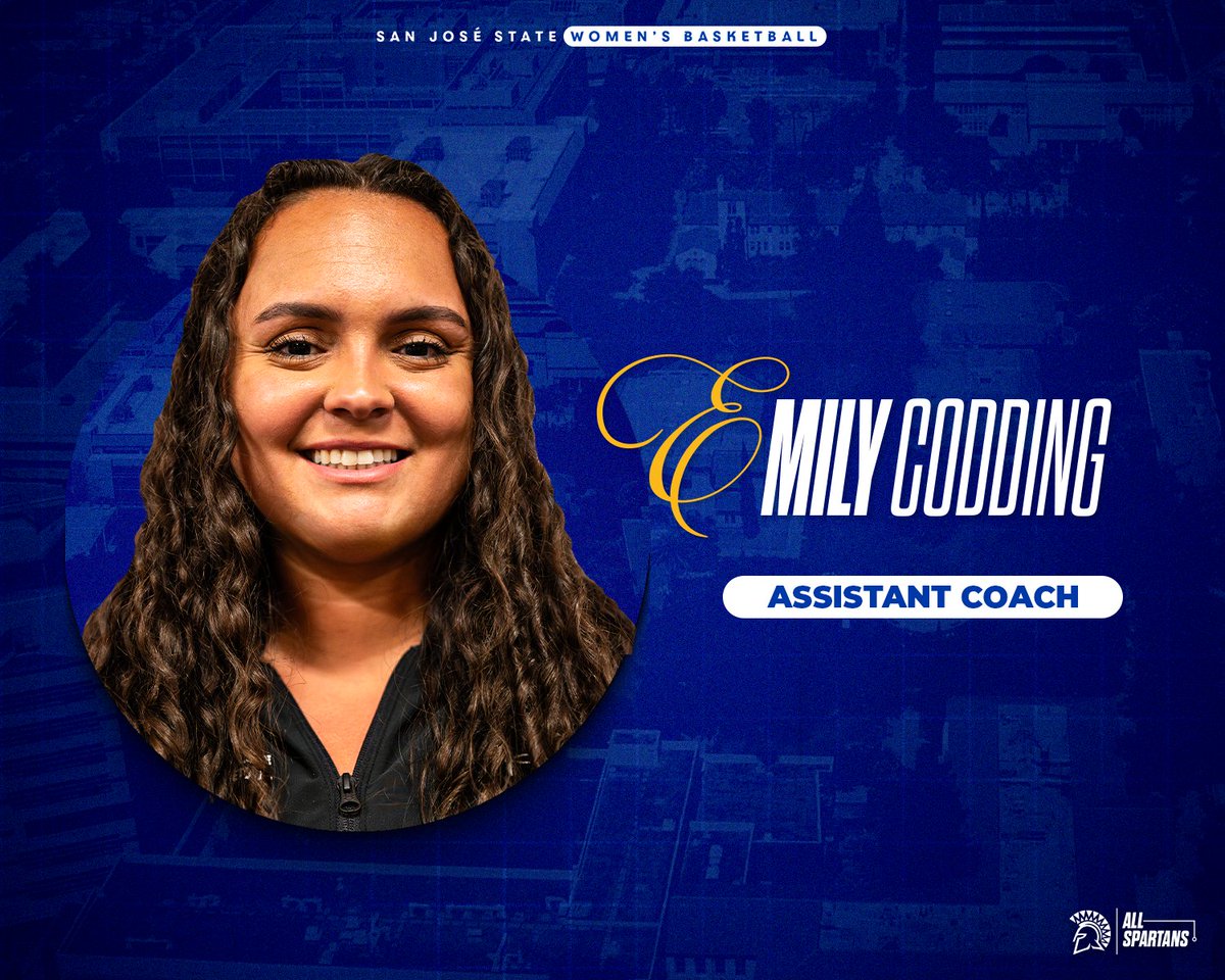Welcome to Spartan Nation! 💙⚔️💛

We’re thrilled to add Emily Codding to our staff as an Assistant Coach. 

#AllSpartans