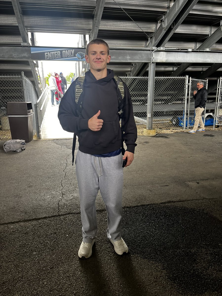 Carsen Cordes PR’s in  the 100 in 12.01!