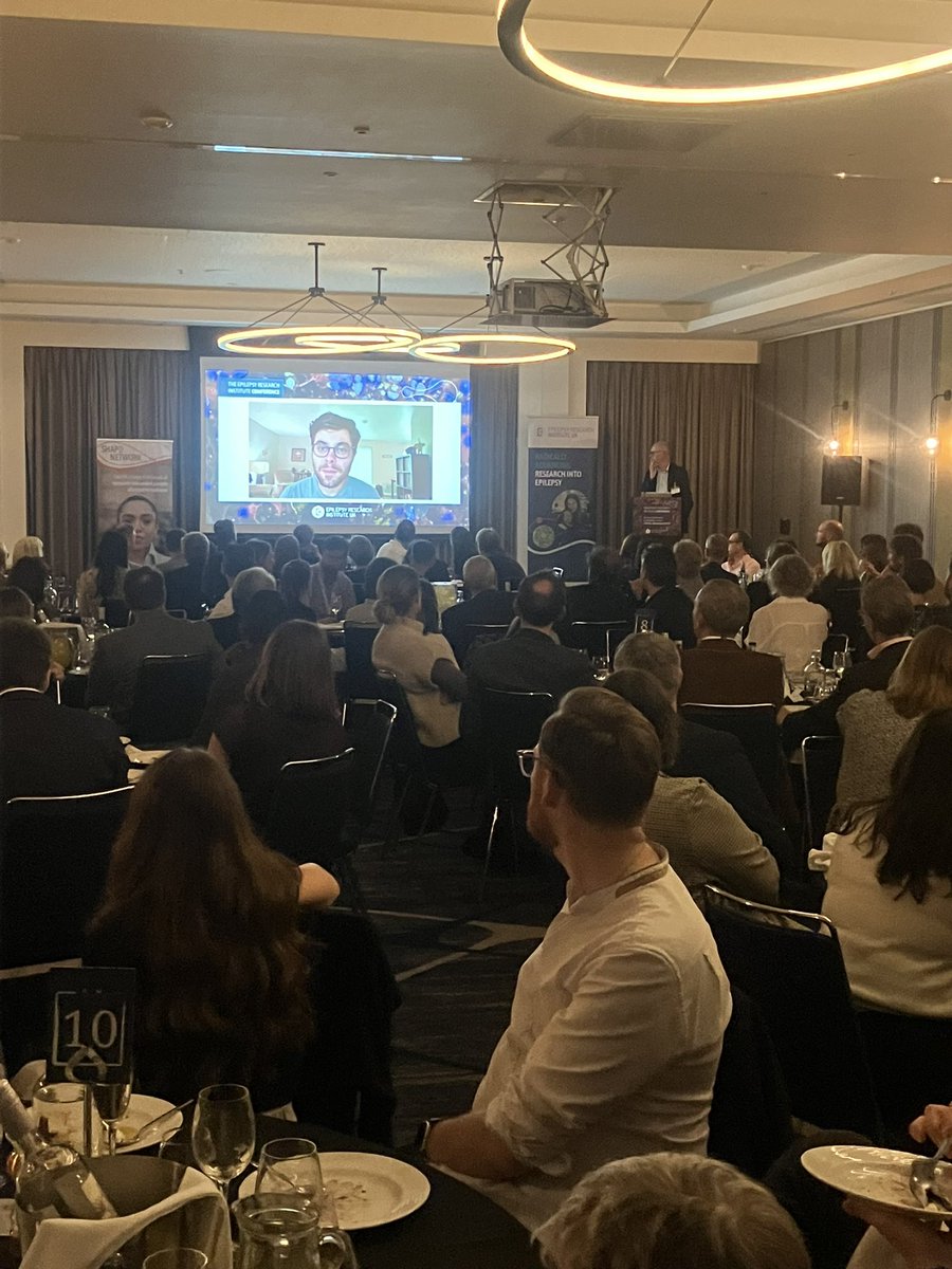 EpilepsyInst's tweet photo. Now watching the brilliant short film ‘Under the Lights’, followed by a live Q&A with creator Miles Levin, who lives with epilepsy. A powerful reminder of the human stories behind the science 🎬
#EpilepsyResearchConference #EpilepsyWeek https://t.co/O6LVTUfjBE