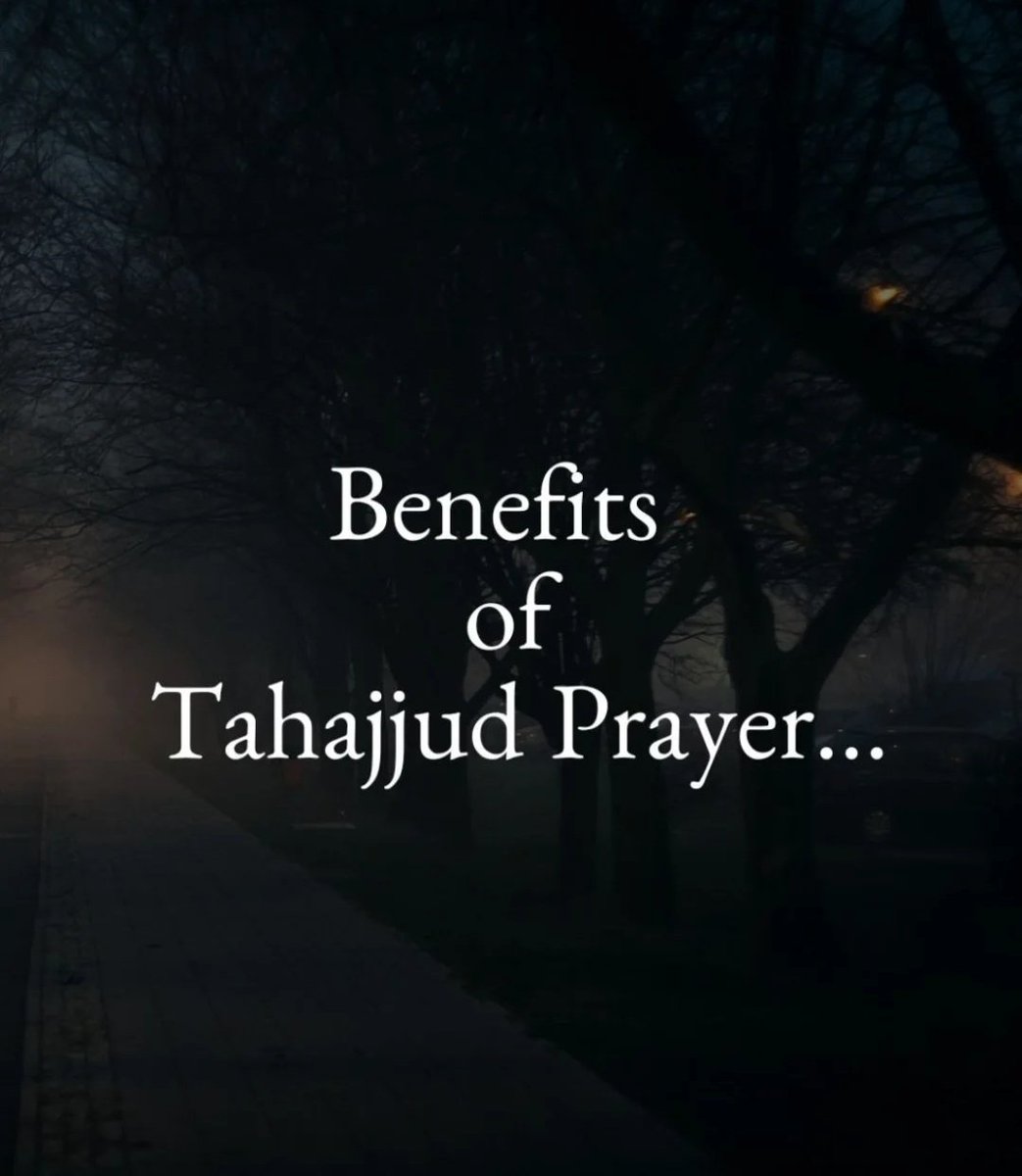 The Power of Tahajjud — A Gift in the Dead of the Night

-Thread 🧵