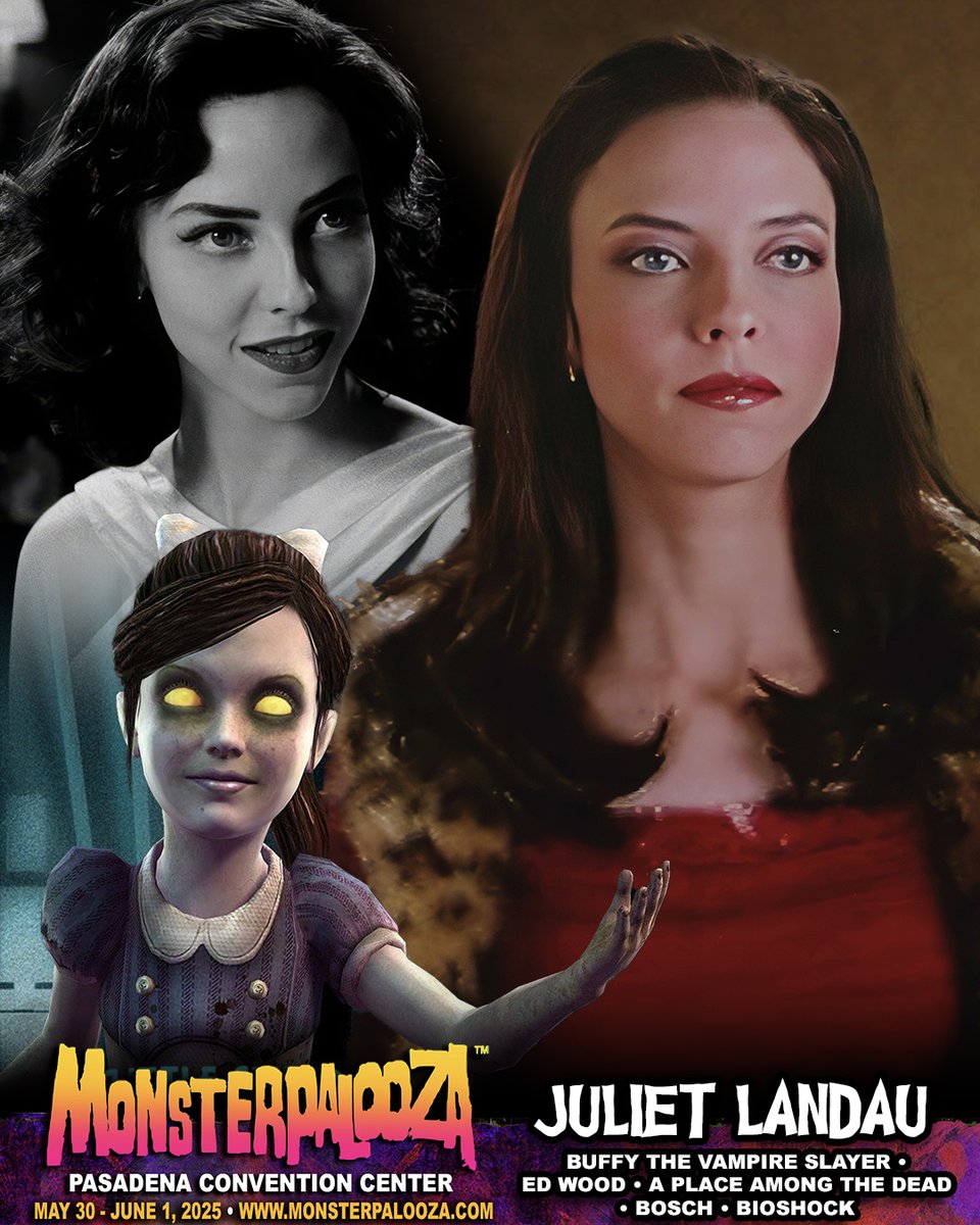julietlandau's tweet image. I will be @MONSTERPALOOZA1 Friday May 30, Saturday May 31 and Sunday June 1!!!
Panel with @clarekramerofficial on Saturday!!!
Come!!
Link for tickets:
eventbrite.com/e/monsterpaloo…