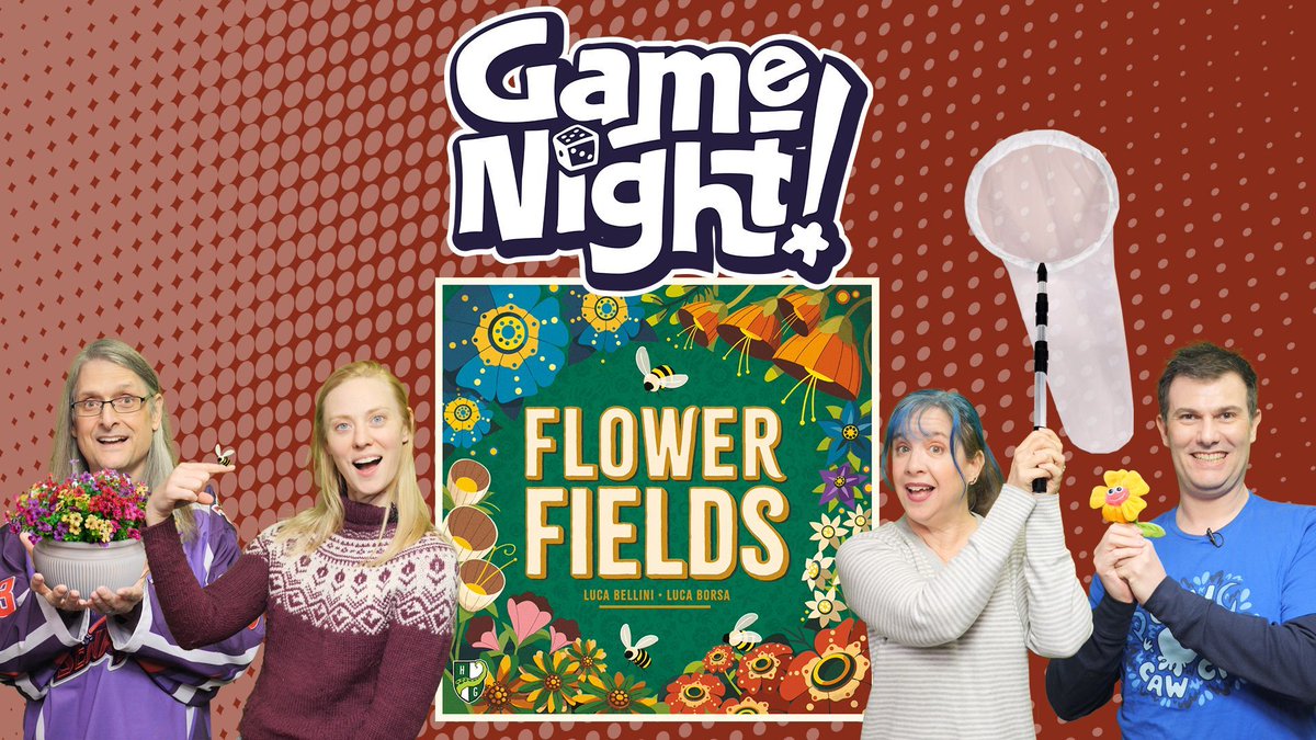 heccubustwit's tweet image. Tonight on GameNight! @ChilibeanNP, @deborahannwoll, Mike &amp;amp; @heccubustwit teach &amp;amp; play &quot;Flower Fields&quot; designed by Luca Bellini &amp;amp; Luca Borsa and from @horribleguild. Thanks so much to @Gamegenic_ for the accessories and sponsoring this episode! —Lincoln youtube.com/watch?v=2qK1W0…
