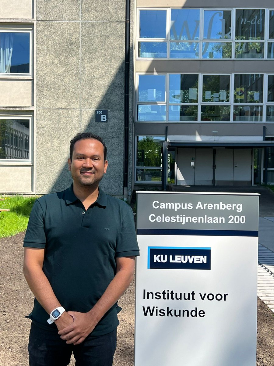 📢 El Dr. Holger Cevallos, docente de la #FCNM, ha sido ganador de una Research Grant internacional de la universidad KU Leuven de Bélgica🇧🇪. Actualmente realiza una estancia de investigación en su Departamento de Matemática, sección de Estadística y Ciencia de Datos. #ESPOL