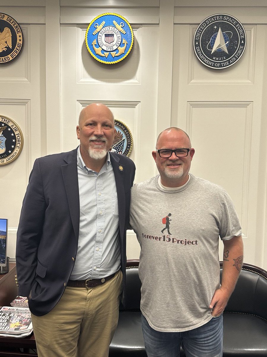 Rep. Chip Roy Press Office (@repchiproy) on Twitter photo Rep. Roy had the pleasure of meeting with <a href="/Forever15Proj/">Forever 15 Project</a> Co-founder Brandon Dunn to discuss fentanyl awareness in TX-21 communities and across Texas.
Rep. Roy’s office is grateful for Forever 15 educating young minds about the dangers of fentanyl, saving countless lives along Rep. Roy had the pleasure of meeting with <a href="/Forever15Proj/">Forever 15 Project</a> Co-founder Brandon Dunn to discuss fentanyl awareness in TX-21 communities and across Texas.
Rep. Roy’s office is grateful for Forever 15 educating young minds about the dangers of fentanyl, saving countless lives along