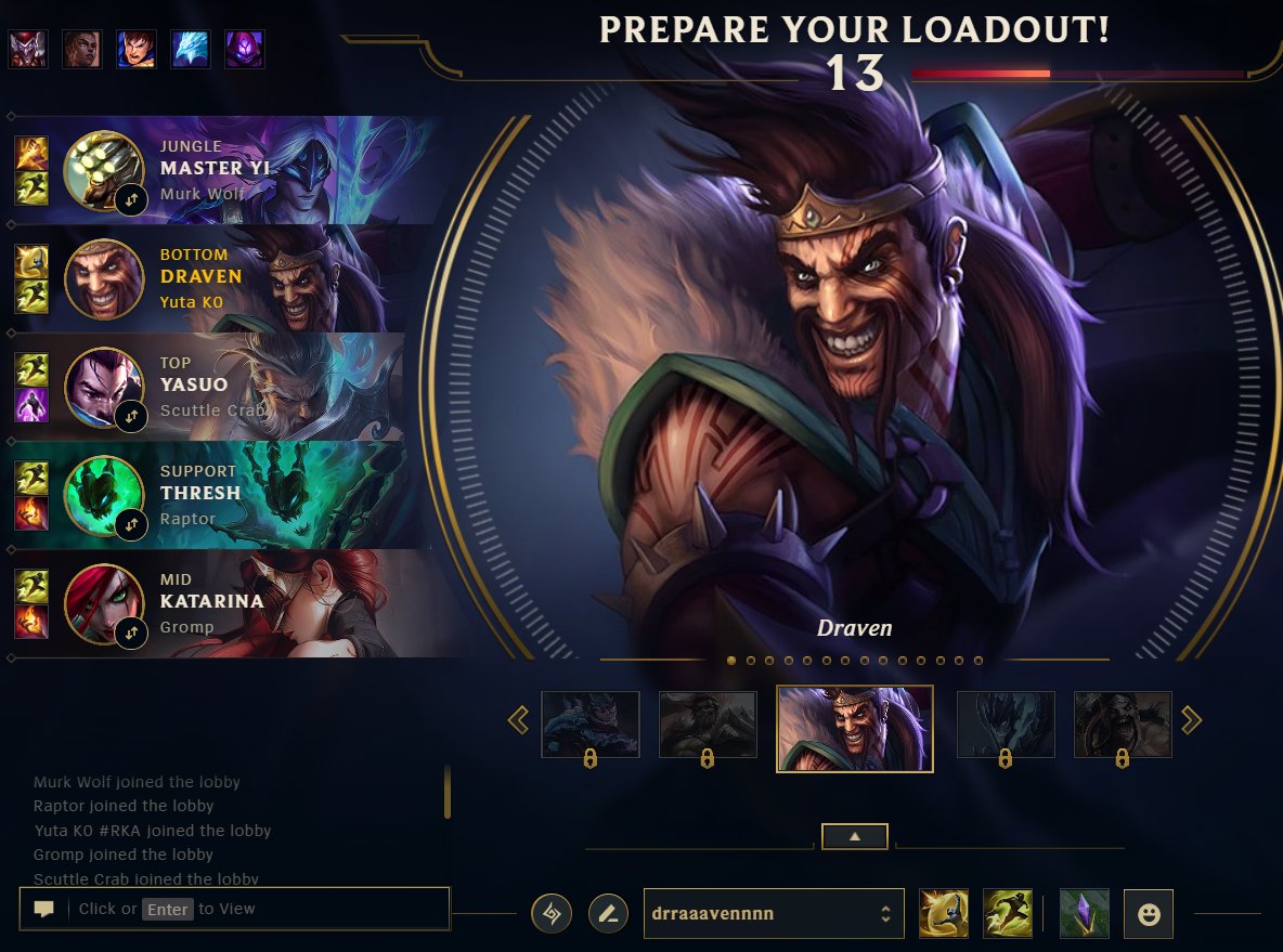 Peut on faire +SoloQ comme draft ?