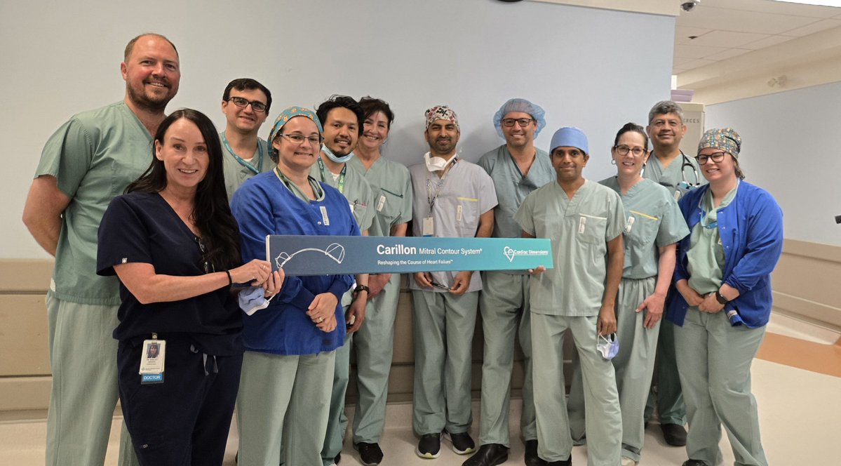 Shelley Zieroth (@shelleyzieroth) on Twitter photo Great week at St Boniface Hospital. The <a href="/CardiacManitoba/">Cardiac Sciences Manitoba</a> structural team randomized 🇨🇦's 1st pt into the EMPOWER trial! RCT of Carillon Mitral Contour System. 🙏 u to Prof Peter Nordbeck (Germany) +Kristy Kimball from <a href="/Carillon_CDI/">Cardiac Dimensions</a> Great team of <a href="/KassMalek/">Malek Kass</a> <a href="/AshishHShah3/">AshishShah</a> Great week at St Boniface Hospital. The <a href="/CardiacManitoba/">Cardiac Sciences Manitoba</a> structural team randomized 🇨🇦's 1st pt into the EMPOWER trial! RCT of Carillon Mitral Contour System. 🙏 u to Prof Peter Nordbeck (Germany) +Kristy Kimball from <a href="/Carillon_CDI/">Cardiac Dimensions</a> Great team of <a href="/KassMalek/">Malek Kass</a> <a href="/AshishHShah3/">AshishShah</a>