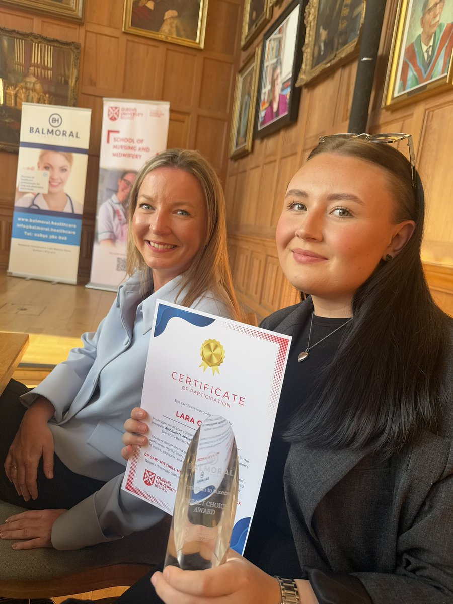 lcowan06's tweet photo. ⭐️Ambition To Success Cohort 2024/25⭐️

Very proud of everyone who presented their work tonight infront of an audience full of future and current leaders!

Also very proud to be part of #teamLaura and receiving the Impact Award for our work on #InhaletheTruth 🙌🏼❤️

#qub #ambish💪 https://t.co/CEyeXgvR9x