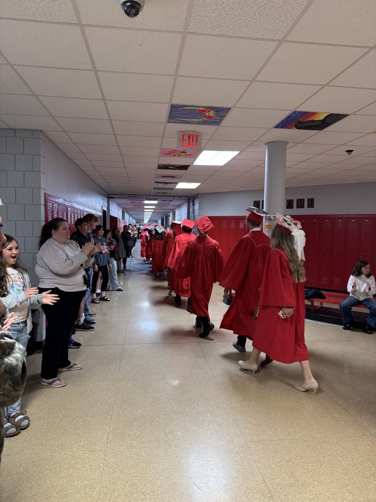 Senior walk at AHS today!