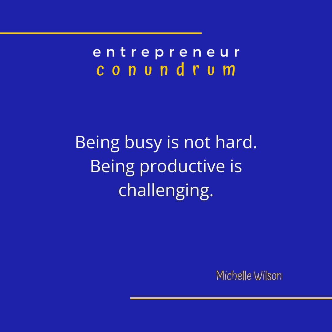 "Being busy is not hard. Being productive is challenging."

Michelle Wilson of Wilson Legal shares how she built a law firm that could run without her—and why it matters for legacy.

🎧 entrepreneurconundrum.com/michellewilson

#EstatePlanning #Entrepreneurship #PodcastDrop <a href="/EnConundrumPod/">EntrepreneurConundrumPodcast</a>