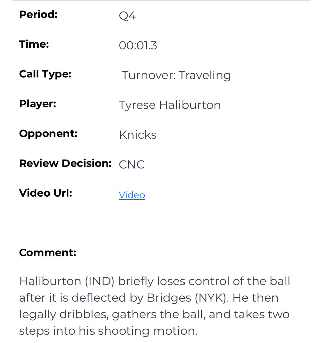 Hoff323's tweet photo. @SomeGuy3283 @NBAOfficial Yes, for the same reason it wasn’t a travel. Ball was knocked loose by Bridges https://t.co/cLR1v2fS7Z