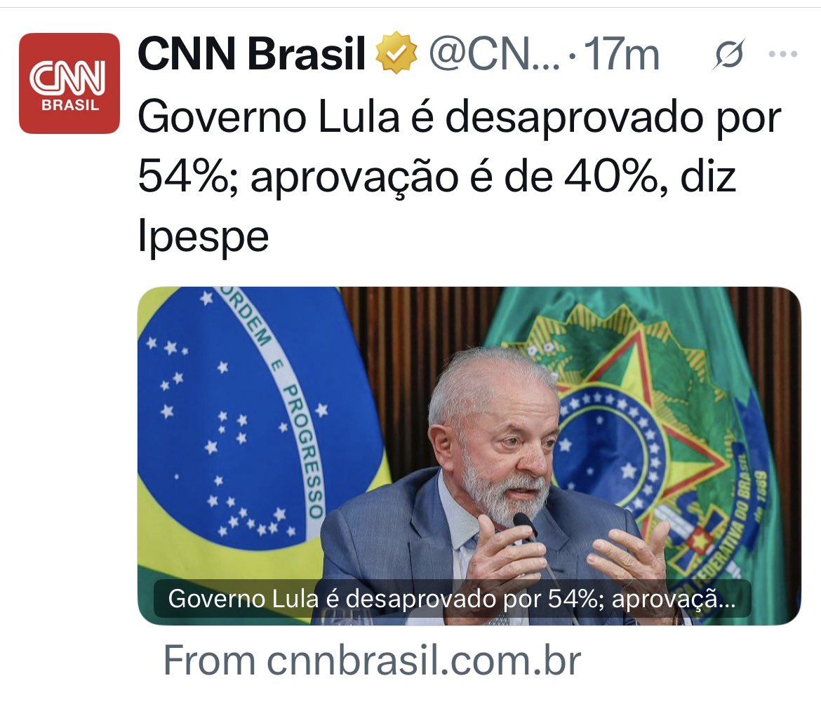 juliovschneider's tweet photo. A desaprovação deve passar de 85%, pra não ficar tão feio, falam em 54% https://t.co/leAkNoHdi0