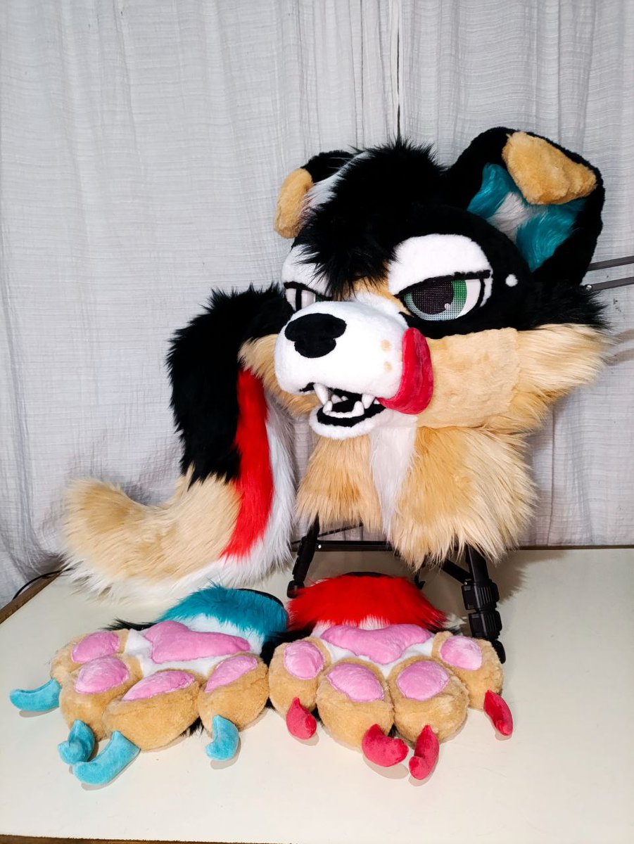 LightBlueStudio's tweet photo. 🐶 Premade Minipartial fursuit for sale 950usd

🌍 International shipping not included (usually 140usd, may vary)

📦 Customs/import fees (if any) are the buyer’s responsibility

✉️ Contact via Telegram @/Skaify for details. Check out my work on my bio channel https://t.co/KXRBhLPaso