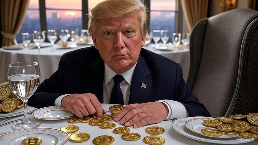 DaqTrack's tweet photo. 🇺🇸JUST IN: President Trump heading to a Crypto dinner tonight his recent posts states “”The U.S.A is DOMINATING in Crypto, Bitcoin etc and we are going to keep it that way” 

THIS IS HUGE📈 https://t.co/oAL27SOUKt