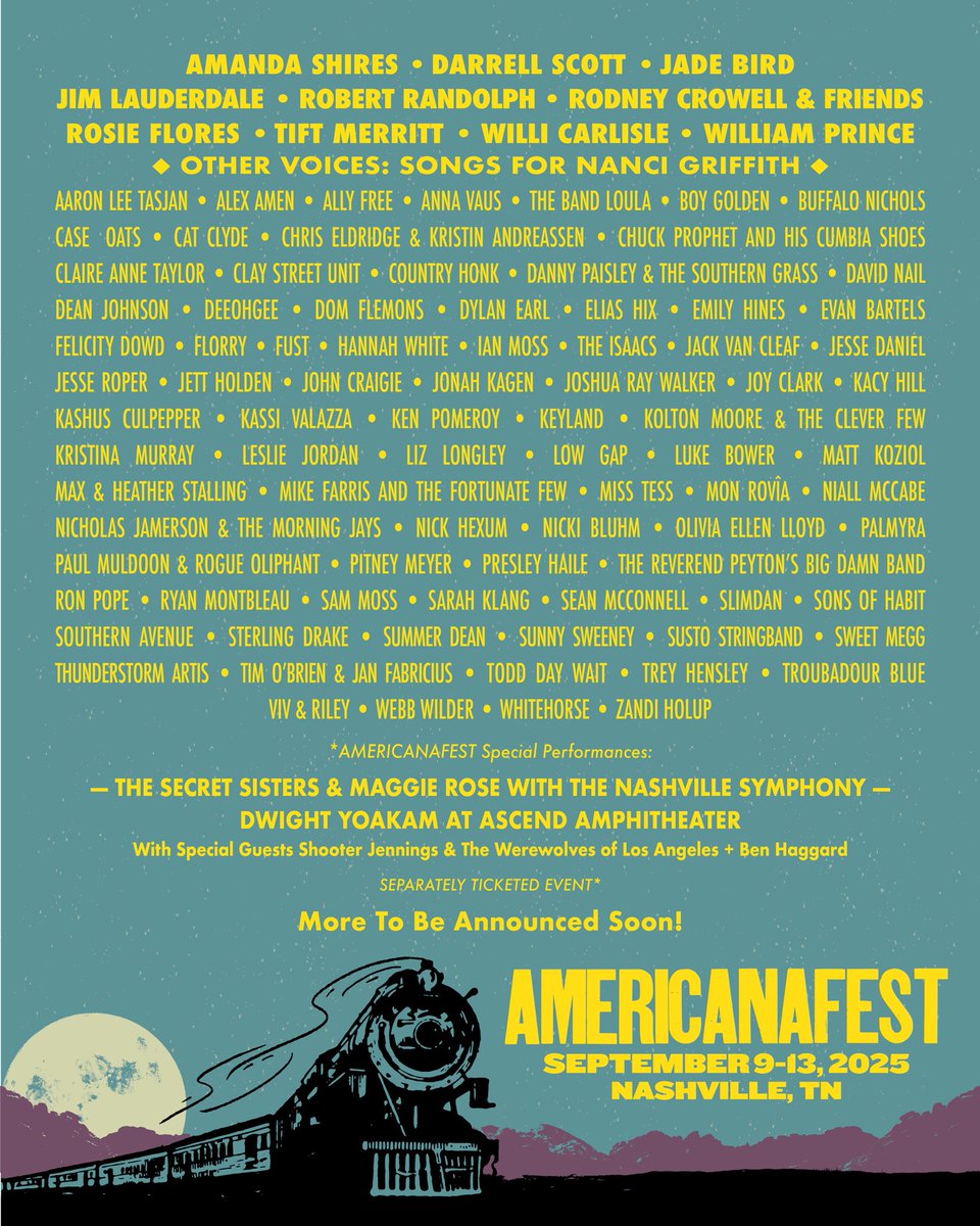 Looking forward to being an official showcasing artist during @americanafest ! Also, I’m glad to share that Vania and I decided to become members of the Americana Music Association so we are planning on being more active with the Americana community!