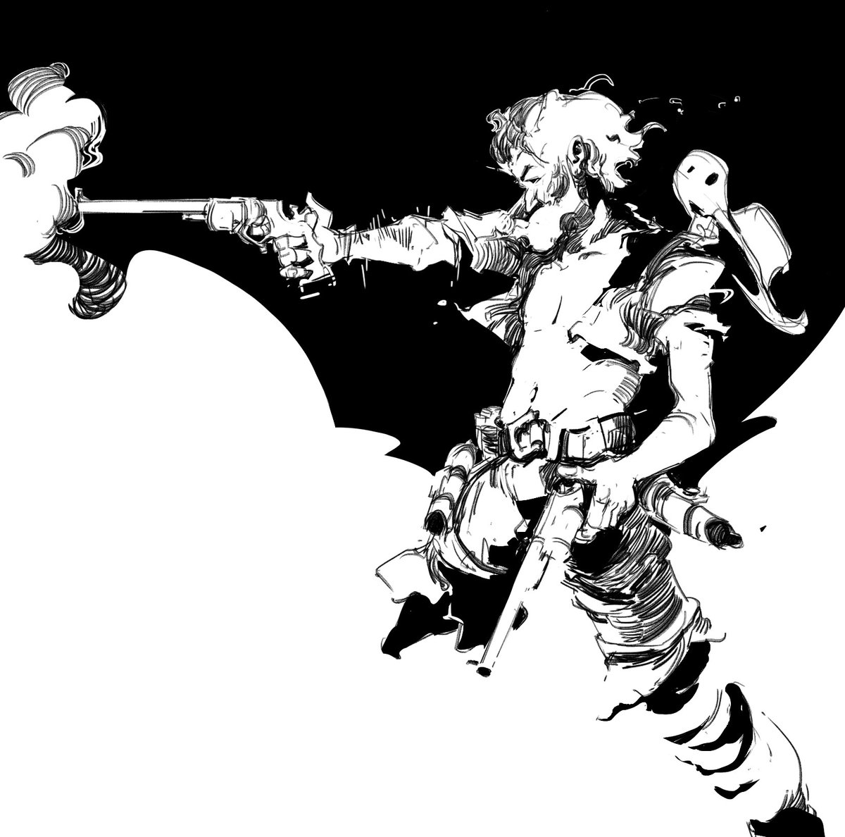 hue_teo's tweet image. Gunslinger