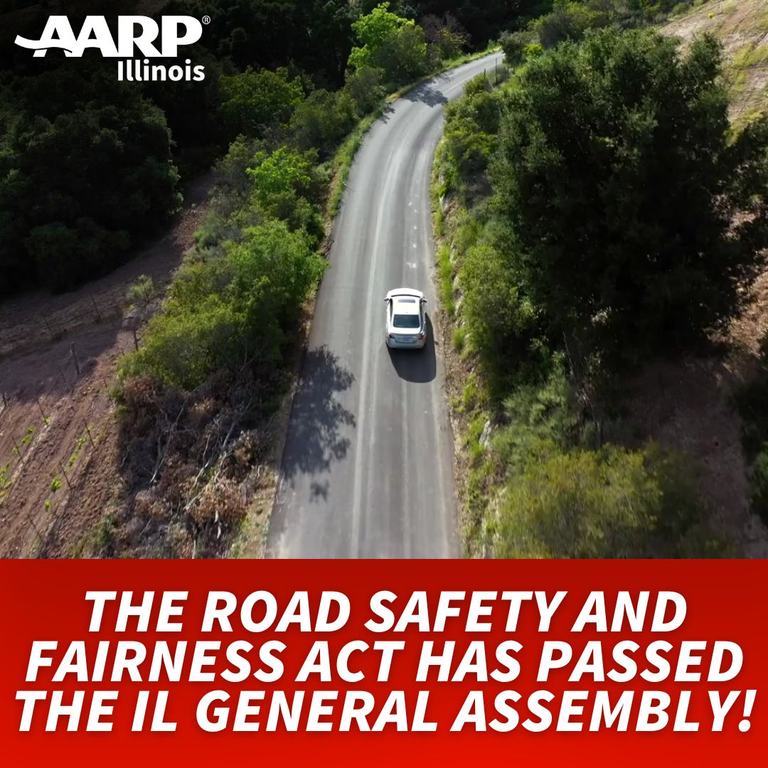 AARP Illinois (@aarpillinois) on Twitter photo AARP Illinois commends the General Assembly for passing the Road Safety and Fairness Act. We thank <a href="/ILSecOfState/">Secretary Alexi Giannoulias</a>, <a href="/senvillivalam/">Ram Villivalam</a>, <a href="/HoffmanRep/">State Rep. Jay Hoffman</a>, <a href="/SenDeWitte33/">Don DeWitte</a> and Rep. Keicher for championing this important step toward fairness and safety for older drivers. AARP Illinois commends the General Assembly for passing the Road Safety and Fairness Act. We thank <a href="/ILSecOfState/">Secretary Alexi Giannoulias</a>, <a href="/senvillivalam/">Ram Villivalam</a>, <a href="/HoffmanRep/">State Rep. Jay Hoffman</a>, <a href="/SenDeWitte33/">Don DeWitte</a> and Rep. Keicher for championing this important step toward fairness and safety for older drivers.