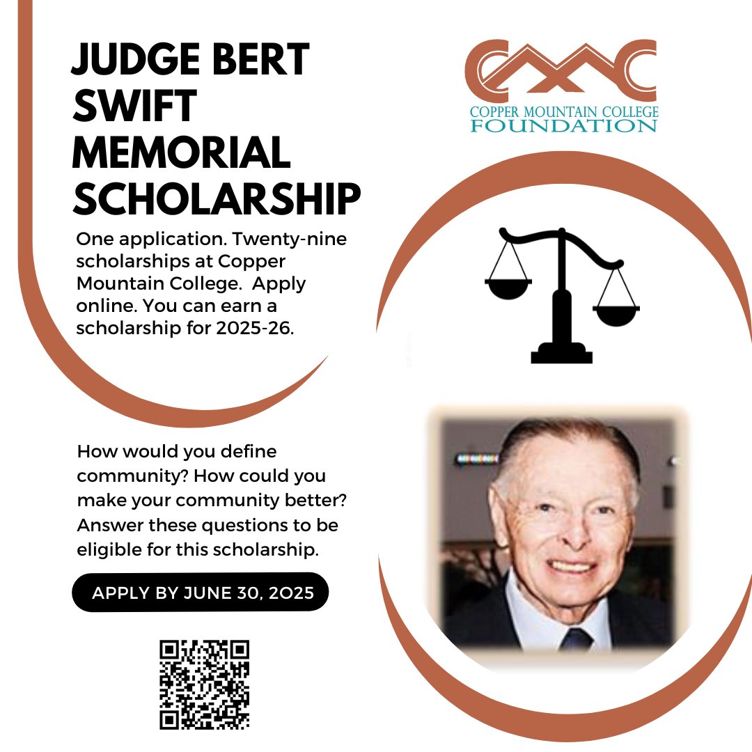 Higher education doesn’t have to break the bank. At Copper Mountain College, we’re committed to making college affordable, accessible, and life-changing.
apply.mykaleidoscope.com/program/CMCfou…  Deadline June 30, 2025
#CollegeAffordability #DebtFreeDegree #CopperMountainCollege