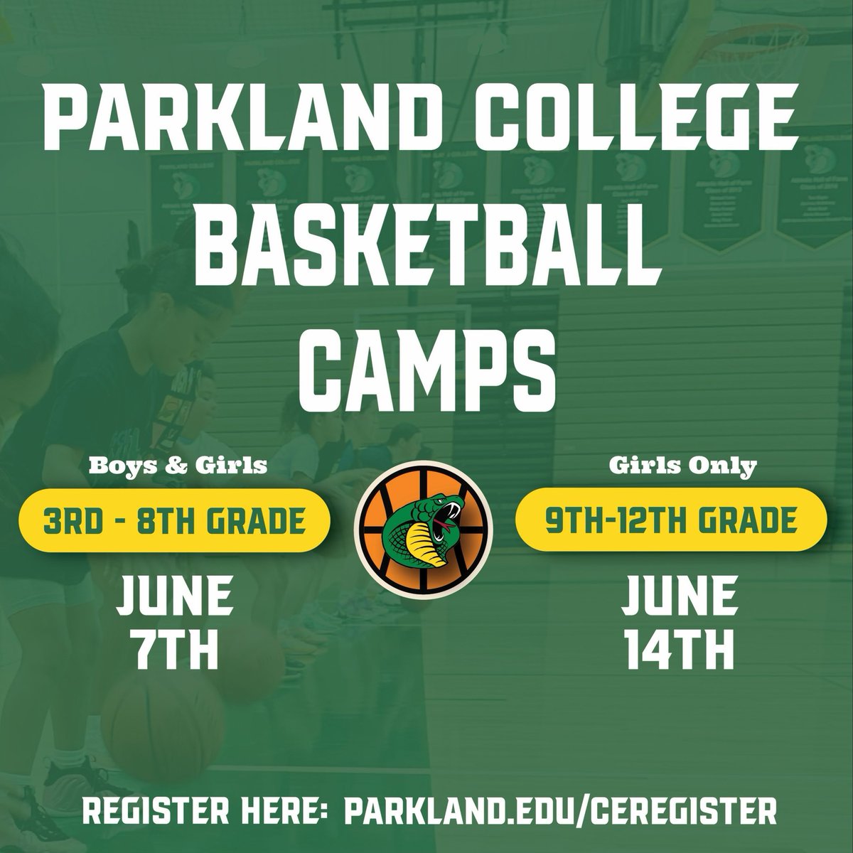 Register now for one of our summer basketball camps! Your kids will learn fundamentals, challenge themselves, and have a great time! 
Click here to register: bit.ly/3SOkJaN