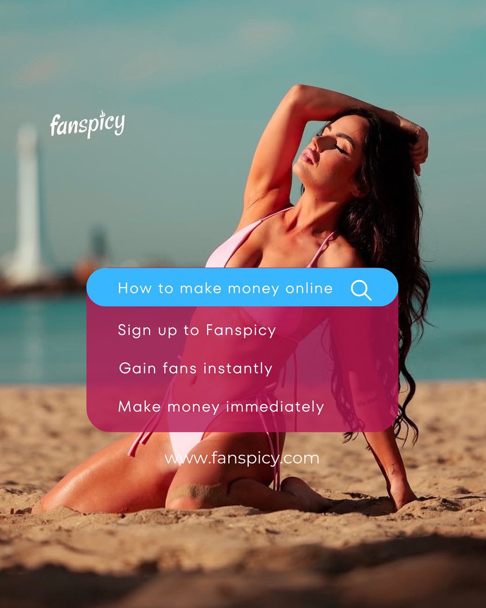 Ready to earn extra 💸 and take that holiday you’ve always dreamed of? We at Fanspicy are looking for models to help grow 🖤

Sign up at Fanspicy.com