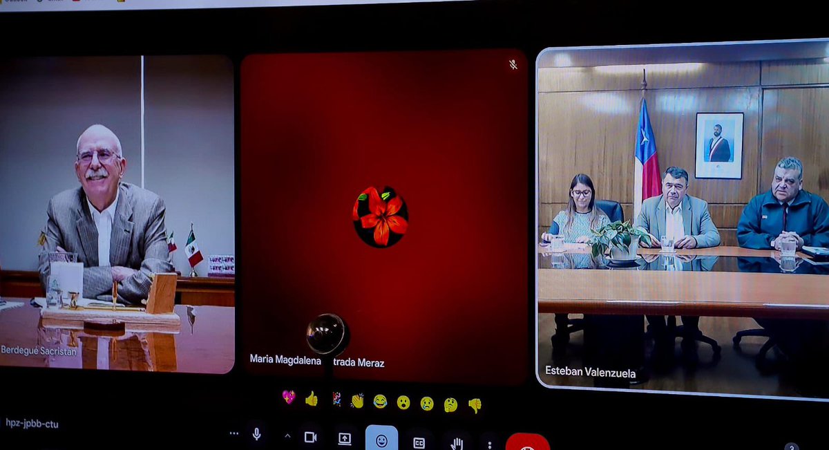 Hoy sostuvimos un encuentro muy productivo con mi par de #México, el secretario de Agricultura y Desarrollo Rural, <a href="/JulioBerdegue/">Julio Berdegué</a>. Conversamos sobre cómo fortalecer el comercio bilateral, avanzar en sanidad y tecnificación del riego, y promover la capacitación técnica y el apoyo