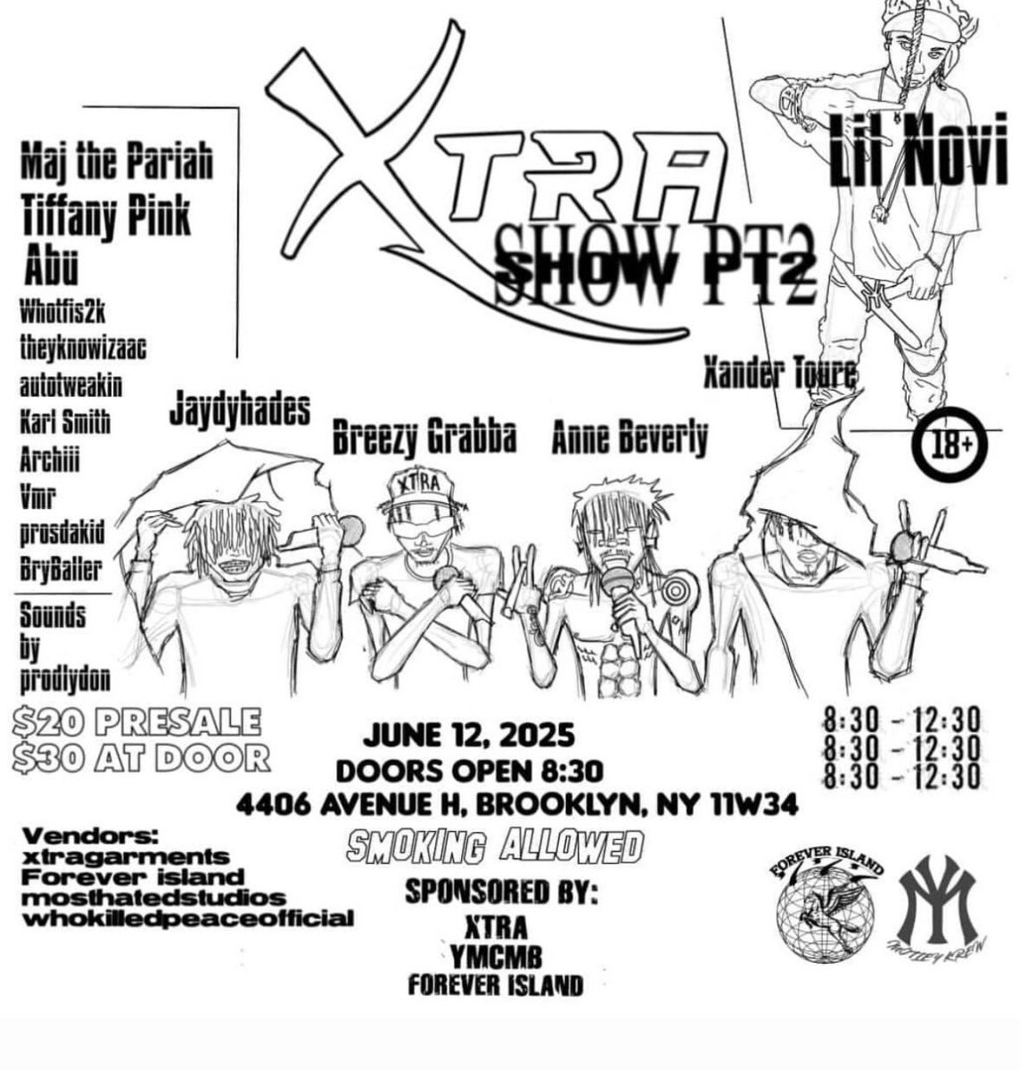 Wmmanuel1600's tweet photo. Huge show in New york hosted by @prodlydon Featuring Lil NOVI and some crazy special guests on june 12th, ticket links will be posted soon and dm for any questions or inquiries. https://t.co/adrhwq1b3X