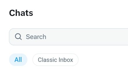 You'll be able to switch between X Chat and Classic Inbox (DMs)!
