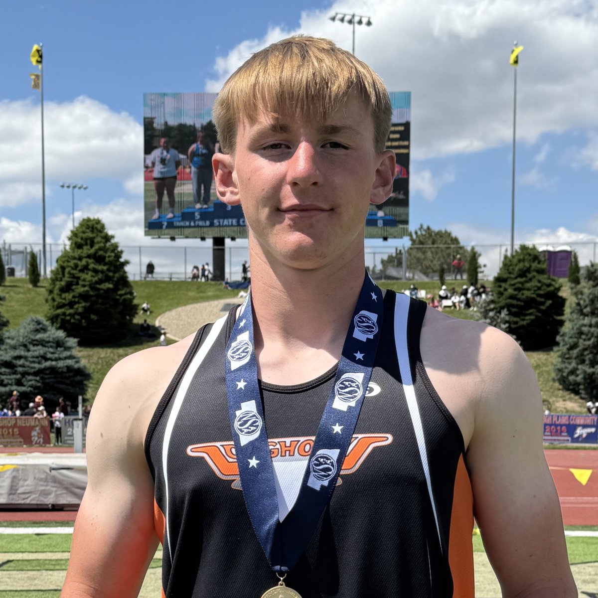 nsaaevents's tweet image. 2025 NSAA State Track &amp;amp; Field Champions:

⚪️ A Girls High Jump: Claire Hellbusch (Lincoln North Star)
⚪️ B Boys Discus: Noah Rau (Chase County)
⚪️ A Girls Shot Put: Alexa Jacobsen (Kearney)
⚪️ B Girls Triple Jump: Kiana Pierre (Bennington)