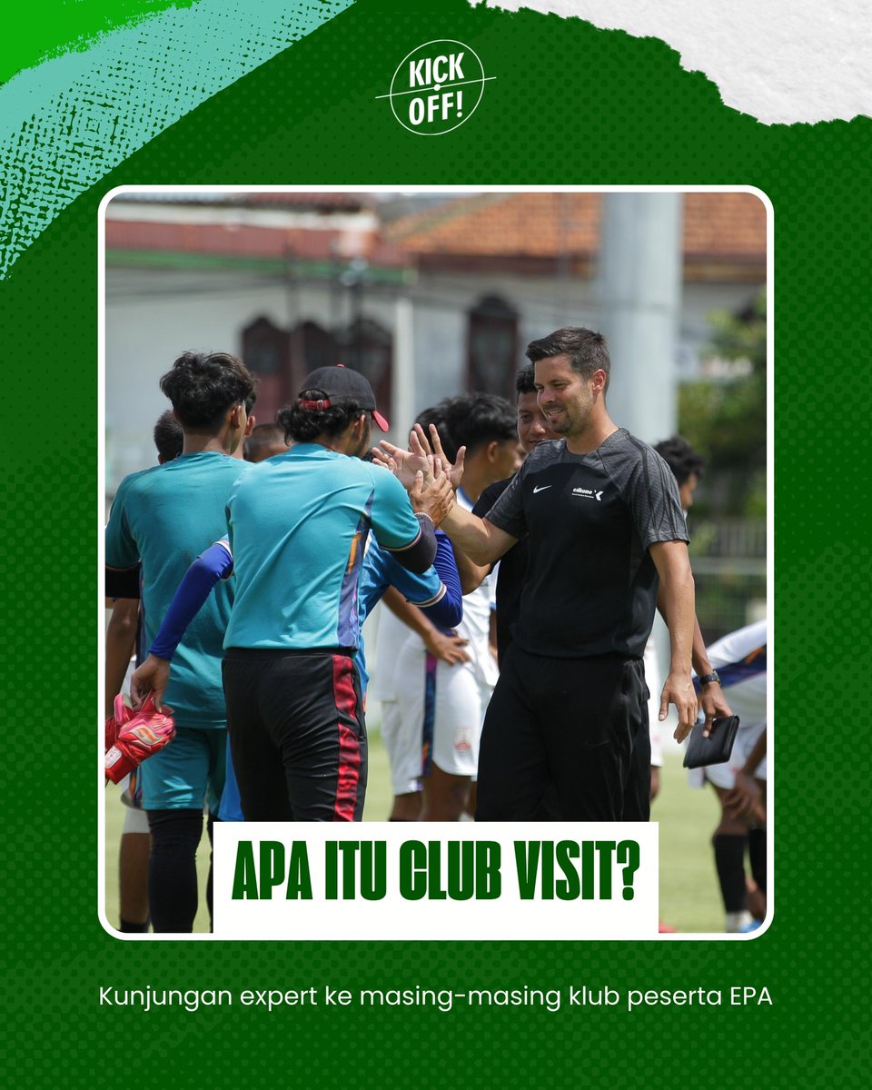 kickoffid's tweet image. Club Visit jadi program unggulan kami di mana klub Elite Pro Academy Liga 1 bisa berinteraksi langsung dengan para expert dari @ekkonomethod alhasil klub tersebut dapat berkembang lebih baik lagi kedepannya.

#kickoffmethod #ekkonomethod #individualdevelopment