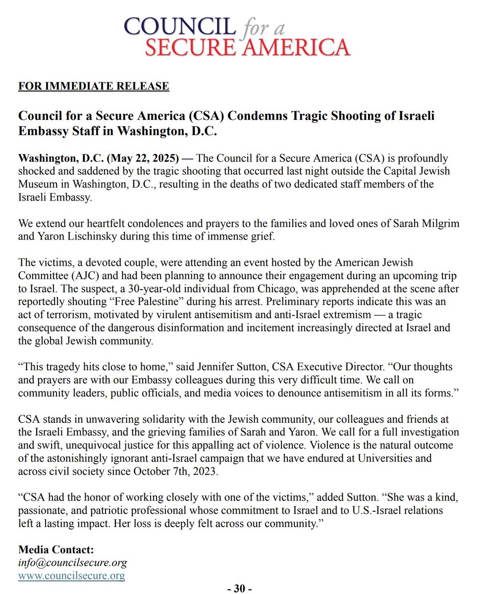 Council for a Secure America (@councilsecure) on Twitter photo 