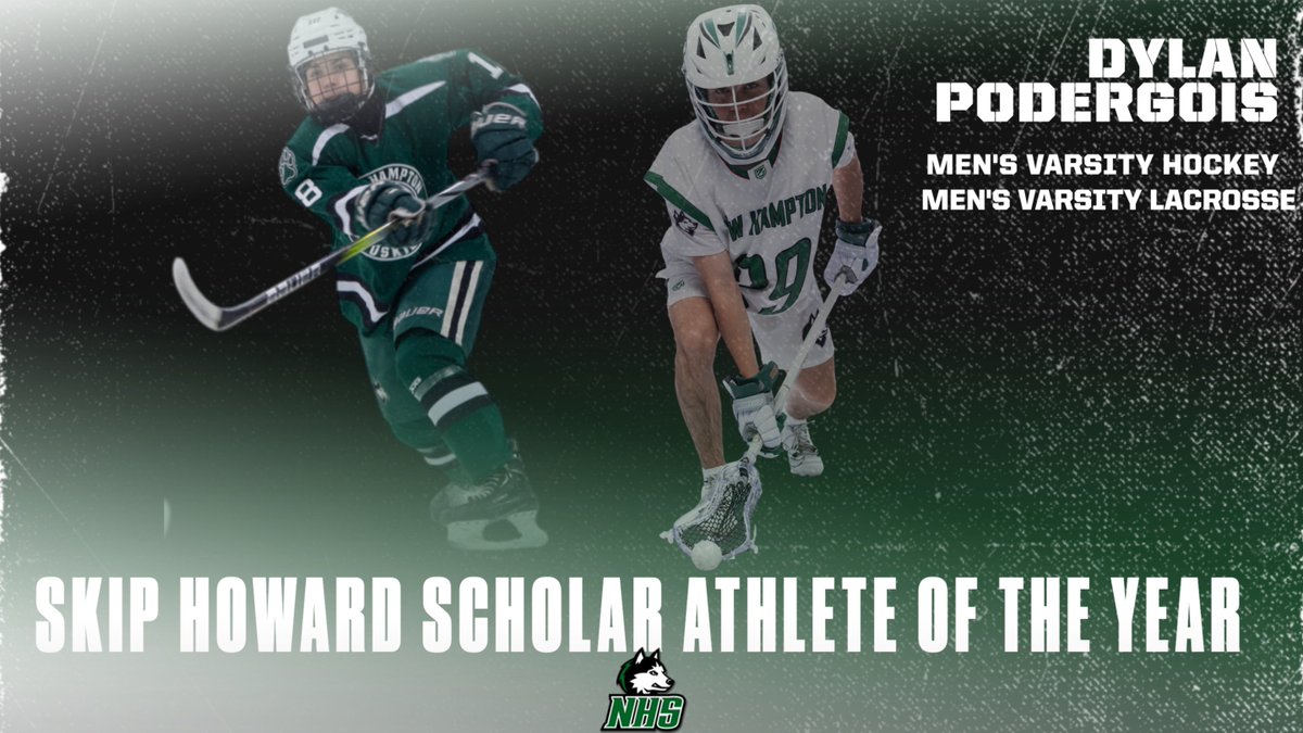 Congratulations to Dylan Podergois '26 for being recognized as the Skip Howard Scholar Athlete of the Year at our end of the year award ceremony tonight!