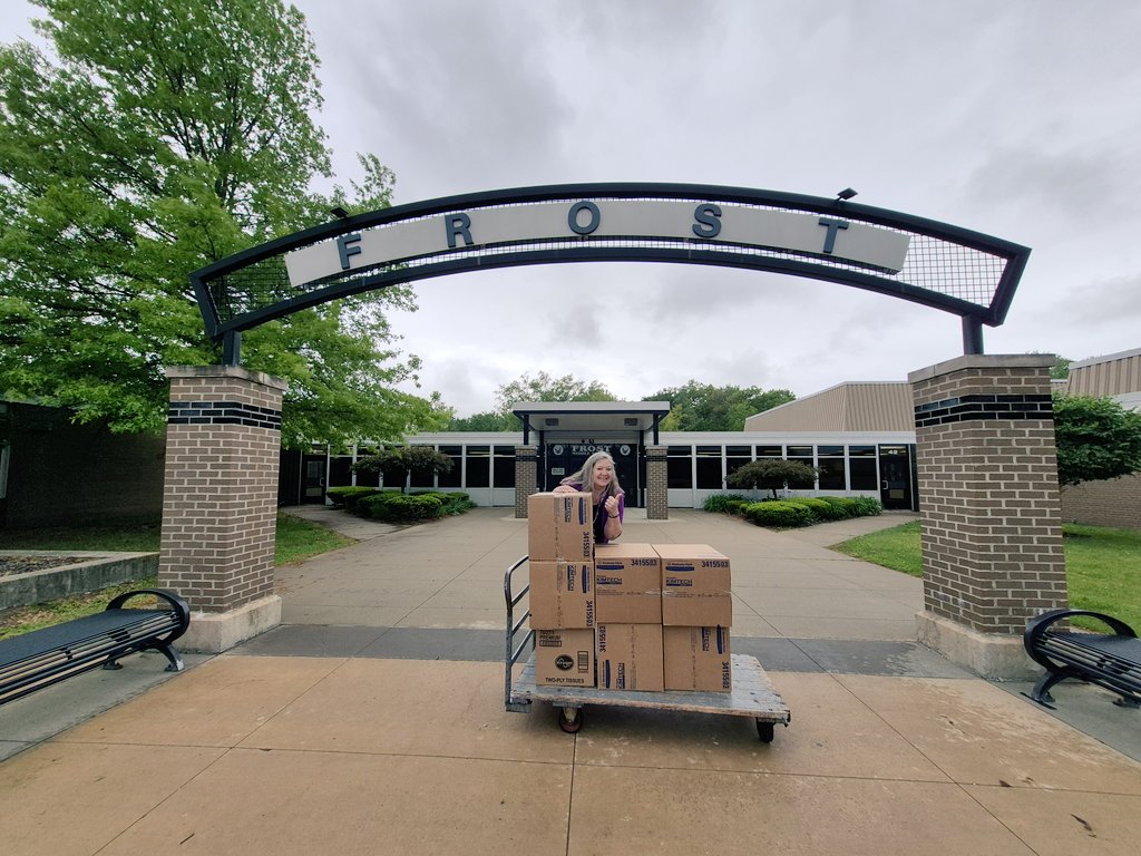 Jennifer Morikawa (she/her/hers) (@jcmorikawa) on Twitter photo Excited to share 7 cases (~60 boxes/case) of tissues with my son's Middle school alma mater <a href="/LivoniaDistrict/">Livonia Schools</a> Frost Middle School today! Thanks to <a href="/FOCUS_Int/">FOCUS Integration</a> for sharing with the teachers! #supportingthecommunity #teacherappreciation #sustainability #SharingtheLove Excited to share 7 cases (~60 boxes/case) of tissues with my son's Middle school alma mater <a href="/LivoniaDistrict/">Livonia Schools</a> Frost Middle School today! Thanks to <a href="/FOCUS_Int/">FOCUS Integration</a> for sharing with the teachers! #supportingthecommunity #teacherappreciation #sustainability #SharingtheLove