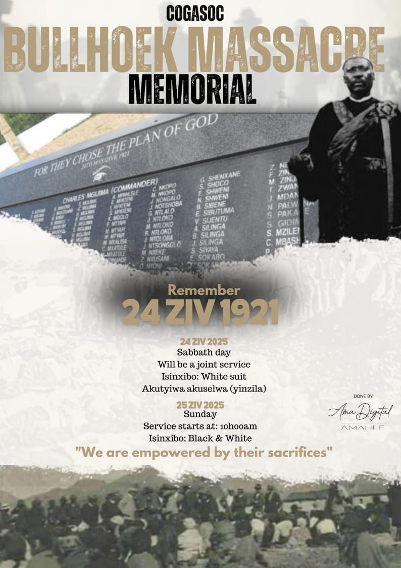 Lest we forget!!!!
Remember the Bulhoek moment. 
They died for the right to call their souls their own. <a href="/HistorySAZAR/">History ZAR</a> <a href="/DenzilTaylor/">Denzil Taylor</a> <a href="/EducNurture/">#Land&Libraries</a>